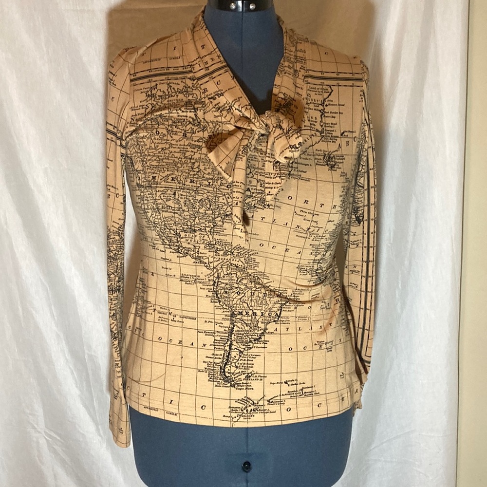 Effie’s Heart map print top. L